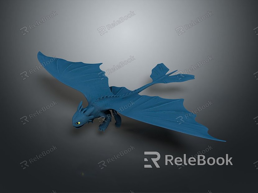 Modern Dragon Training Toothless Dragon Western Dragon model