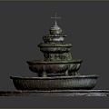 Fountain Cartoon Fountain Animation Fountain Stylized Fountain Fantasy Style Fountain Magic Fountain 3d model