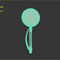 Magnifying Glass With Gold Frame And Wooden Handle For Household Daily Use