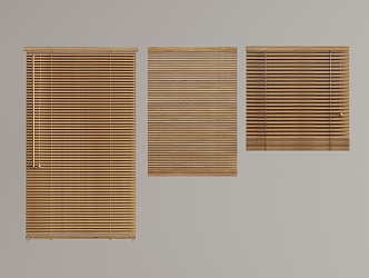 roller blinds venetian blinds 3d model