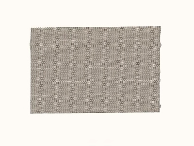 Modern Minimalist Square Rug with Woven Texture Neutral Gray for Living Room 3d model