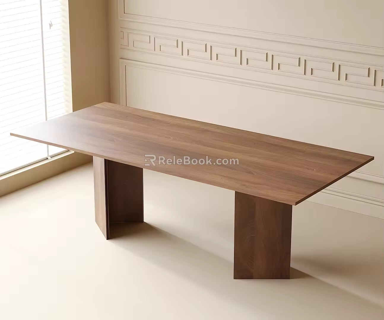 Modern Dining Table Tea Table Desk 3d model