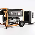 Portable generator Small generator 3d model