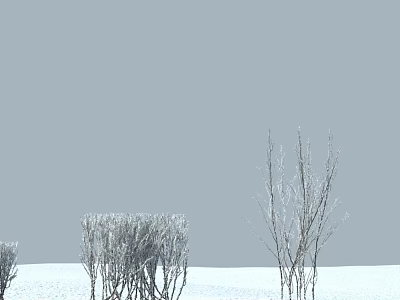 modern plants 3d model