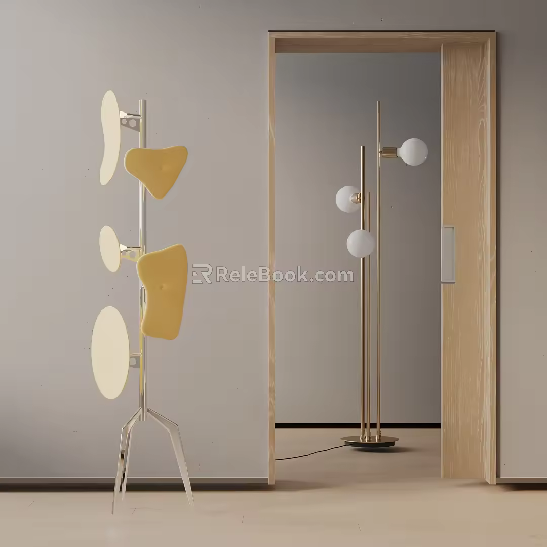 Modern floor lamp 3d model