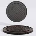 Road Infrastructure Essential Circular Cast Iron Manhole Covers With Textured Surface And Urban Drainage Use