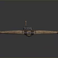 Crossbow Mechanical Crossbow Shift Bow and Arrow Shoot Far Equipment Weapons High-tech Crossbow 3d model