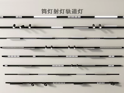 Modern Downlight Spotlight Magnetic Suction Track Light Track Light Embedded Track Light Magnetic Suction Light Main Light Linear Light 3d model