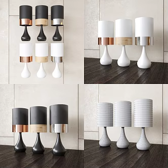 Modern Table Lamp Simple Table Lamp 3d model