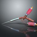 Needle Tube Needle Syringe Medicine Injection Medicine Medical Products Life Supplies 3d model