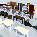 Diverse Table and Chair Sets with Various Designs and Comfort Features for Home