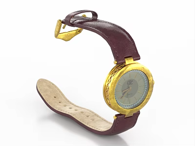 Vintage Watch Wrist Watch Vintage Watch 3d model
