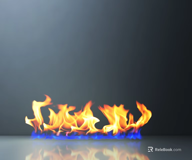 Commercial Equipment With High Performance Flame Burner For Industrial Use 3d model 