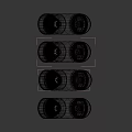 Modern Black and White Sleek Design Downlights and Spotlights for Interior Lighting