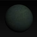 Decorative Gray Spherical Component On Light Green Textured Wall Surface