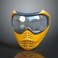 Gas Mask Science Fiction Gas Mask Gas Mask Respirator Breathing Mask Biochemical Mask Science Fiction Mask 3d model