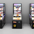 Modern Arcade Basketball Game Machines As Entertainment Appliances With Indoor Play Design