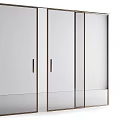 Modern Sliding Doors Design With Glass Panels And Metal Frames For Interior Decor