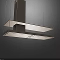 Modern Stainless Steel Kitchen Range Hood With Sleek Design And Vertical Structure