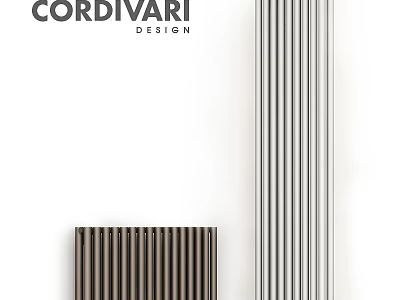 Dark Brown And Silver Metal Strips Decorative Hardware Tools For Modern Interior Design 3d model