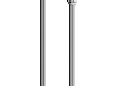 Classic Roman Columns Architectural Details 3d model