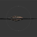 Ancient Scythe Like Weapon With Dragon Shaped Handle And Intricate Metallic Craftsmanship