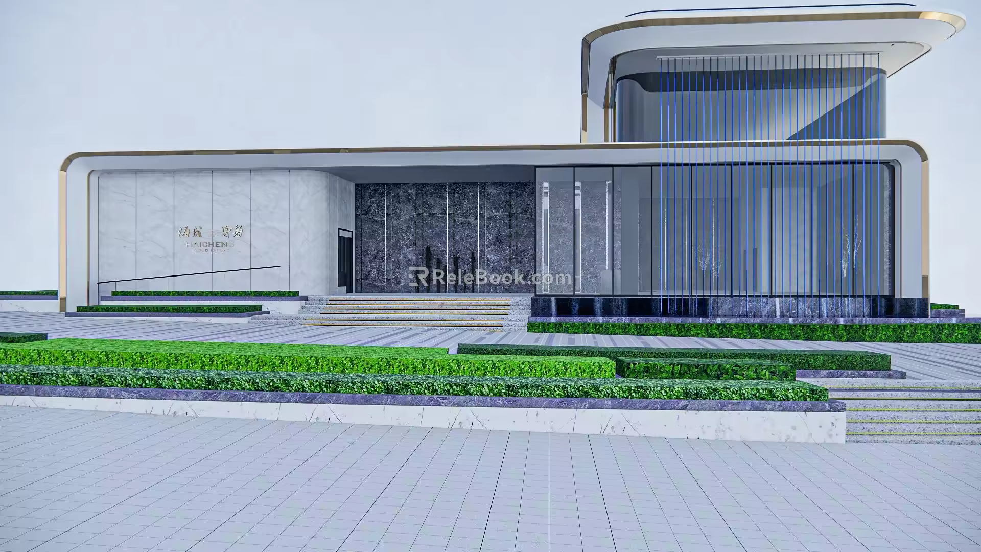 Entrance gate SU model 3d model