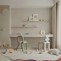 Kids Room With Green Bunk Bed Stairs Toys Soft Rug And Cozy Decorations