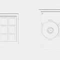 European-style ceiling European-style ceiling 3d model