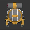 Modern Machine Mech Warrior Mech Soldier Machine Battleguard Mechanical Battleguard 3d model