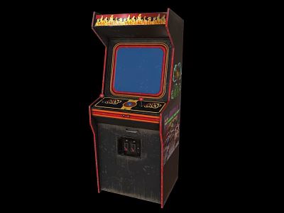 game machine street game machine 3d model