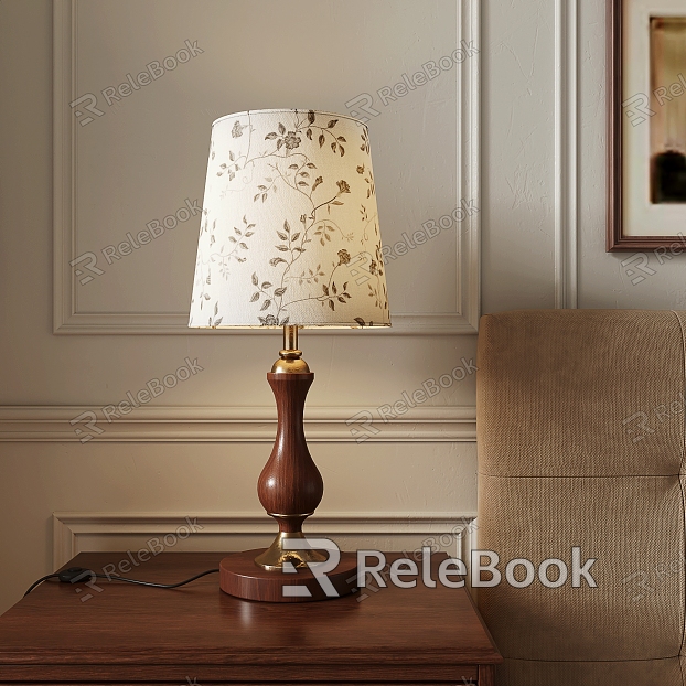 French Middle Style Table Lamp model