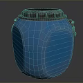 Blue 50L Plastic Barrel With Secure Lid For Industrial Storage Equipment