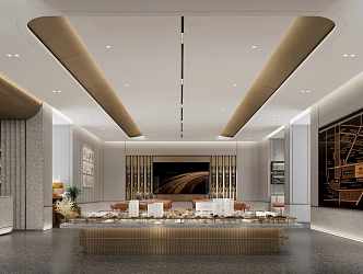 Modern Sales Office 3d model