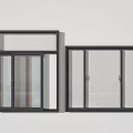 modern sliding window 3d model