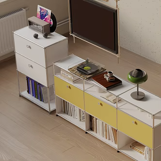 Modern Entrance Cabinet 3d model