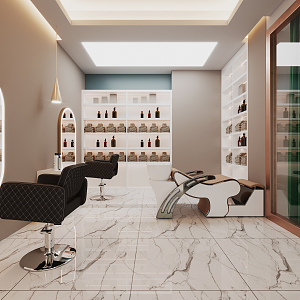 Modern Barber Shop Barber Room 3d model