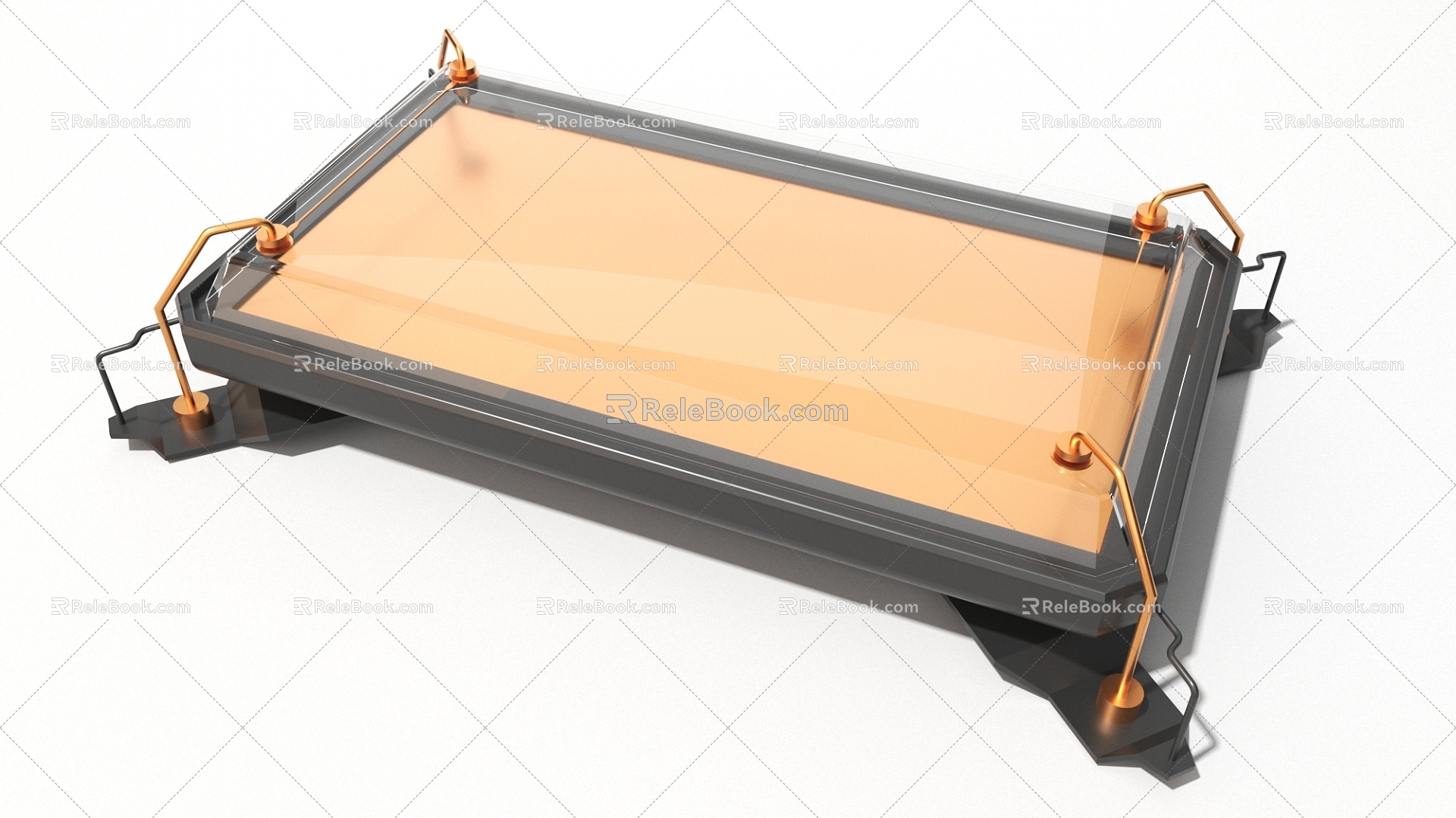 Hard surface device display cabinet display rack 3d model