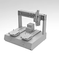 Industrial Robotic Arm Equipment With Precision Dual Platforms And Automated Worktable