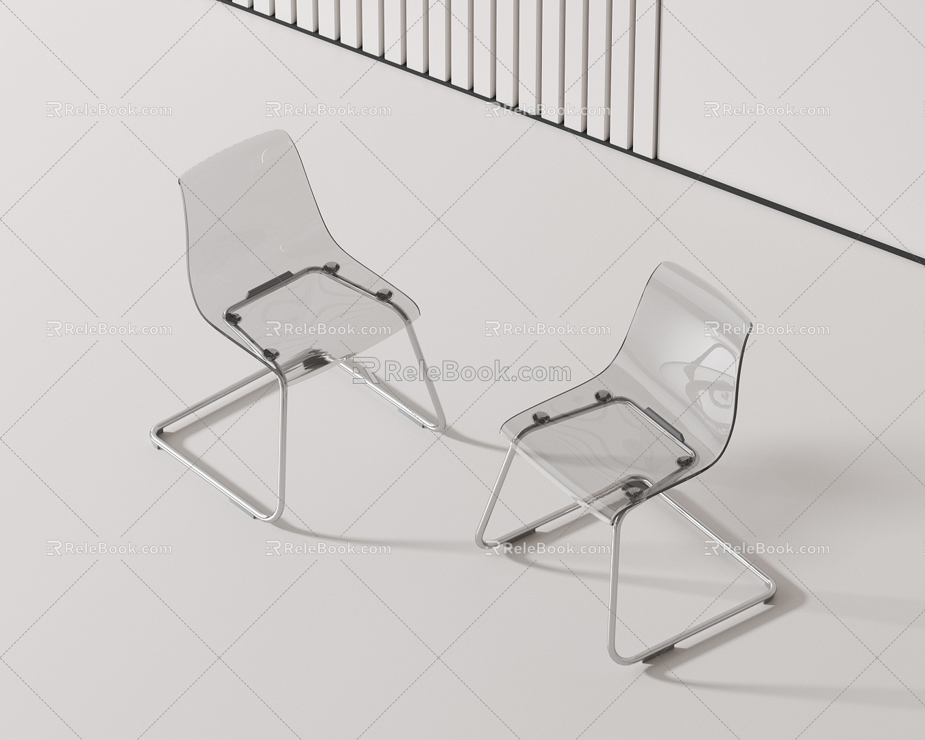 Modern single chair 3d model