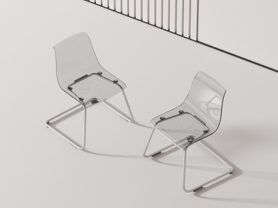 Modern single chair 3d model