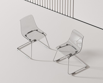 Modern single chair 3d model