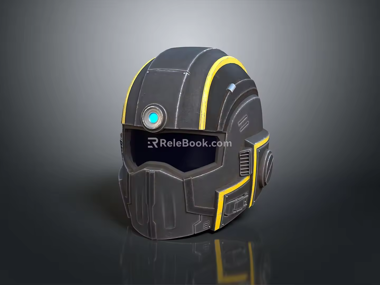 Sci-Fi Helmet Alien Helmet High Tech Helmet Game Helmet 3d model