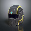 Sci-Fi Helmet Alien Helmet High Tech Helmet Game Helmet 3d model