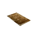 Elegant Brown Beige Square Rug With Distressed Vintage Texture For Home Decor