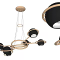 Light Luxury Chandelier 3d model