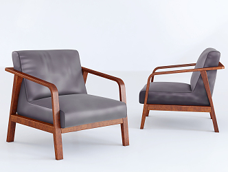 modern armchair leisure chair 3d model