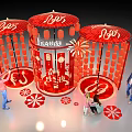 New Year Meichen Year of the Snake Meichen dp Dot Design Lantern Design Lantern Festival 3d model