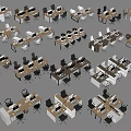 Various Modern Office Desk And Chair Sets For Workspace Furniture Designs