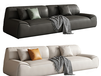 Modern double sofa model